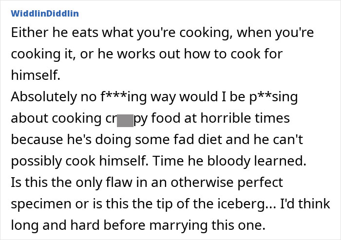 Woman Cooks Every Meal For Fianc&eacute;&rsquo;s Weight Loss Diet, Finally Has Enough: &ldquo;Bloody Nightmare&rdquo;