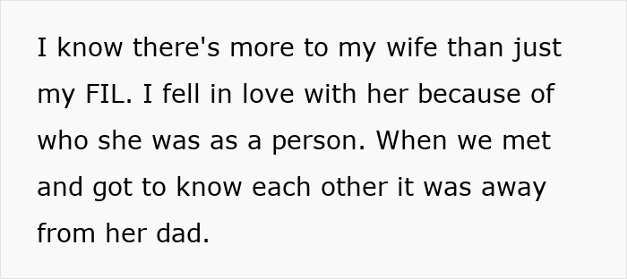 Text on a white background sharing a personal reflection about the relationship with wife beyond the FIL&rsquo;s accusation.