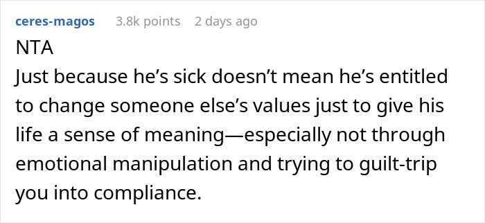 Screenshot of an online comment discussing a woman open to having kids until her boyfriend reveals he is not interested in marriage. Screenshot of an online comment discussing a woman open to having kids until her boyfriend reveals he is not interested in marriage.