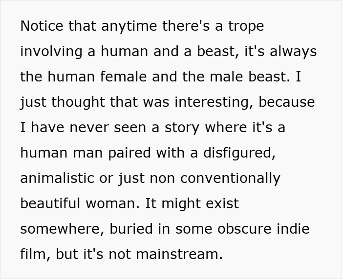 Woman Goes Viral Explaining Why The Beast Gets The Beauty But The Ogre Never Gets The Prince