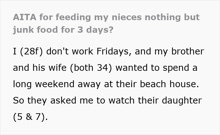 Vegan Watches Nieces For The Weekend, Her Brother Explodes Over What She Fed Them
