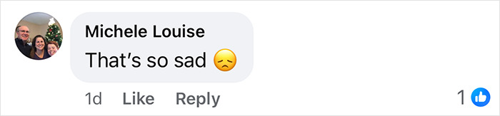 Facebook comment expressing sadness with a sad emoji about the 10th body found on suspected serial killer&rsquo;s farm.