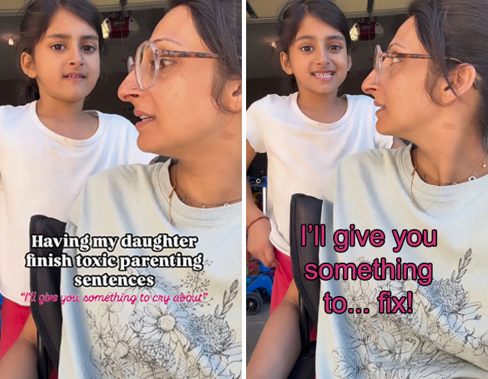 Mother and daughter discussing toxic parenting sentences, highlighting children’s responses to toxic parenting healing moments.