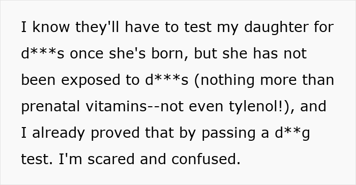 Pregnant lady horrified and scared as caseworker claims baby might not be allowed to go home after delivery.
