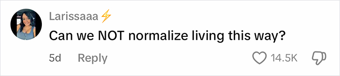 Comment on social media expressing frustration over the repetitive praise women receive for cleaning out a filthy car.