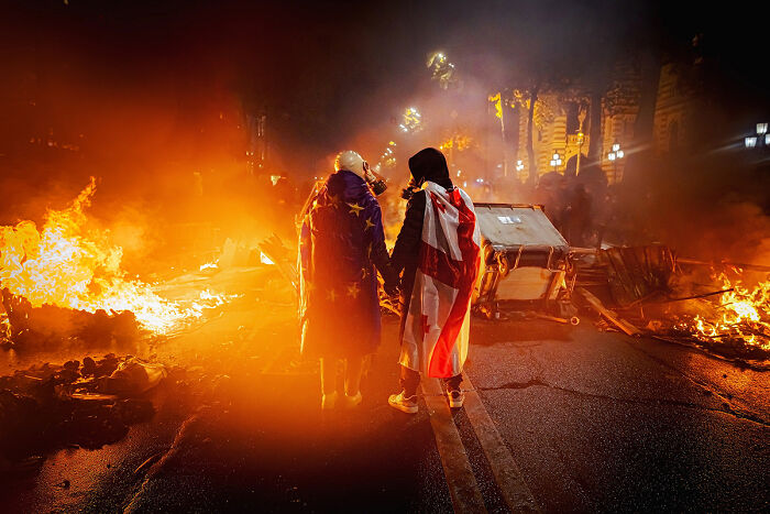 "Georgia Protests: The Early Days - United In Love" By Patrick Enssle (Germany)