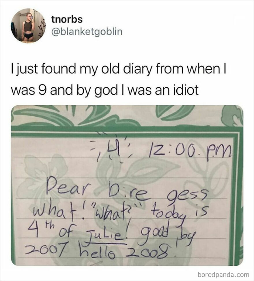 Handwritten diary entry from a child with funny misspellings, capturing a moment of humor and meltdown frustration.