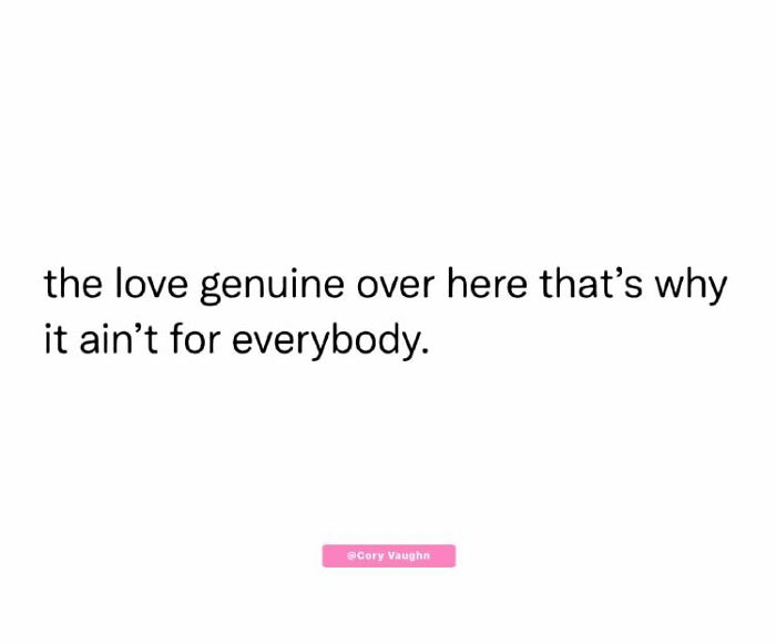 Text post with a quote about genuine love, shared among cute and wholesome posts by a dedicated group of girlies.
