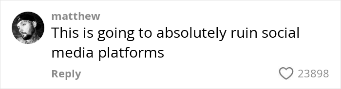 Comment on social media expressing concern about the impact of Google's AI model creating realistic videos.