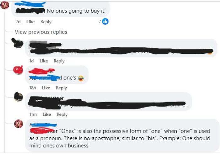 Screenshot of online group shaming overconfident know-it-alls who incorrectly correct others in a social media comment thread.