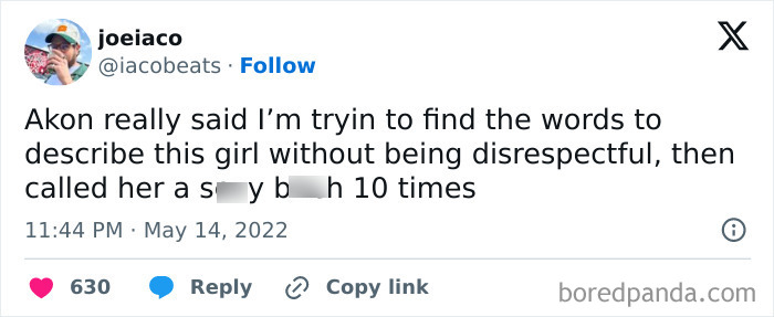 Screenshot of a humorous Twitter post with a censored explicit word, representing hilariously random posts to brighten your day.