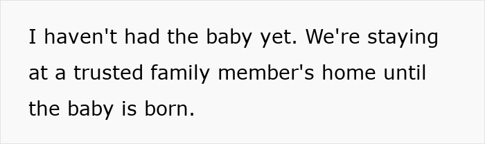 Pregnant lady expressing concern and horror after caseworker suggests they might not take baby home after delivery.
