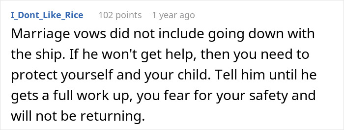 Comment discussing a woman wanting to end a 24-year marriage after husband demands a paternity test for their teen son. Comment discussing a woman wanting to end a 24-year marriage after husband demands a paternity test for their teen son.