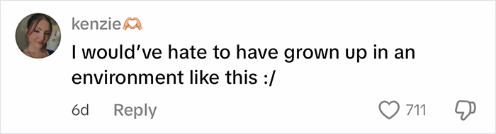 Screenshot of a social media comment reacting to a woman cleaning out a filthy car, discussing parenting praise.