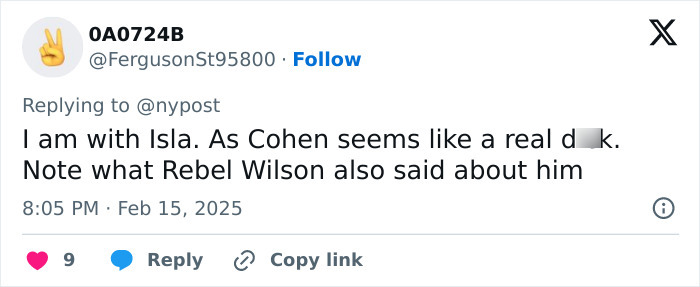 Tweet discussing Isla Fisher and growing tension with Sacha Baron Cohen amid $119 million divorce news. Tweet discussing Isla Fisher and growing tension with Sacha Baron Cohen amid $119 million divorce news.