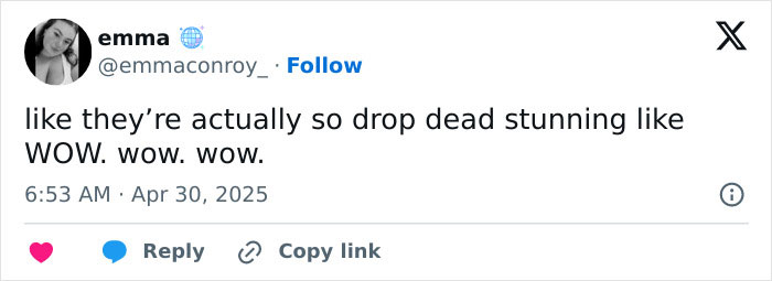Tweet by Emma praising Sasha Obama and Malia's stunning appearance at a party, highlighting their figures and style. Tweet by Emma praising Sasha Obama and Malia's stunning appearance at a party, highlighting their figures and style.