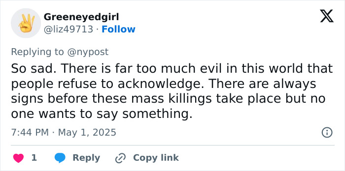 Screenshot of a tweet discussing the heartbreaking Vancouver attack involving a Hallmark actor's family tragedy.