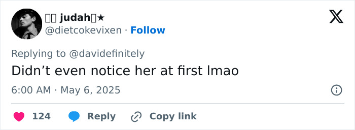 User tweet reaction about massive thirst over guy in Lana Del Rey Met Gala photo causing internet buzz.