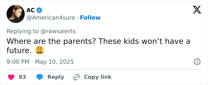 User comment on social media expressing concern about children's future after police open fire on boys in Minecraft and Star Wars pajamas. User comment on social media expressing concern about children's future after police open fire on boys in Minecraft and Star Wars pajamas.