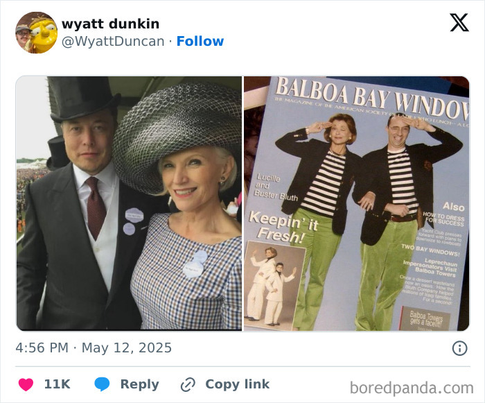 Funny May tweets featuring humorous photos and pop culture references from social media posts in May.