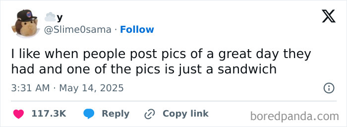 Tweet humor from May 2025 highlighting funny and relatable posts about everyday moments with high engagement.