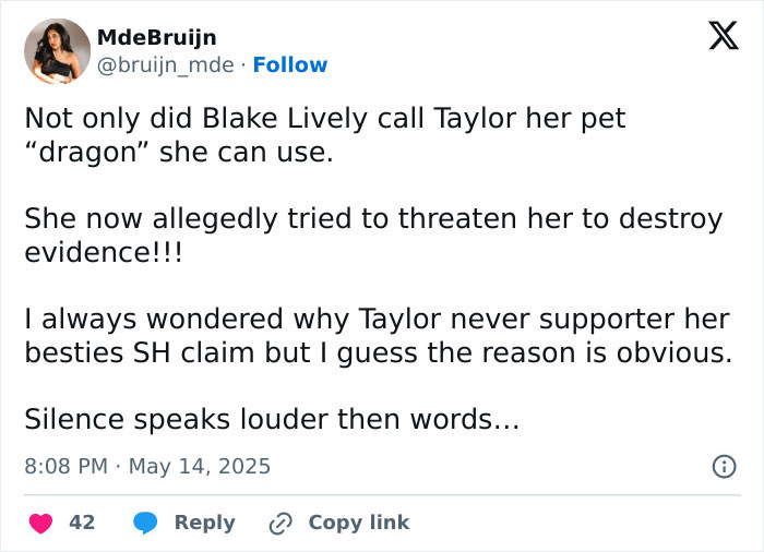 &ldquo;Blake&rsquo;s Going Down&rdquo;: Blake Lively Allegedly Threatened BFF And Godmother Of Her Kids, Taylor Swift