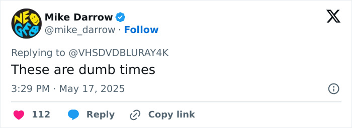 Tweet by Mike Darrow commenting on current events at 3:29 PM on May 17, 2025, related to lip reader decoding Pedro Pascal.