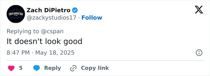 Zach DiPietro tweeting about former president Biden&rsquo;s aggressive prostate cancer with reported bone spread.