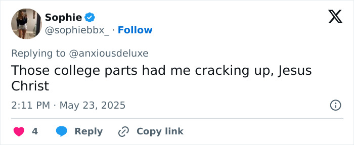 Screenshot of a social media reply mocking Adrien Brody’s art piece revealed at Cannes, with casual language tone. Screenshot of a social media reply mocking Adrien Brody’s art piece revealed at Cannes, with casual language tone.