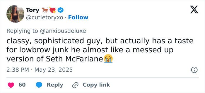 Screenshot of a tweet mocking Adrien Brody’s art piece, highlighting public reaction after Cannes reveal. Screenshot of a tweet mocking Adrien Brody’s art piece, highlighting public reaction after Cannes reveal.