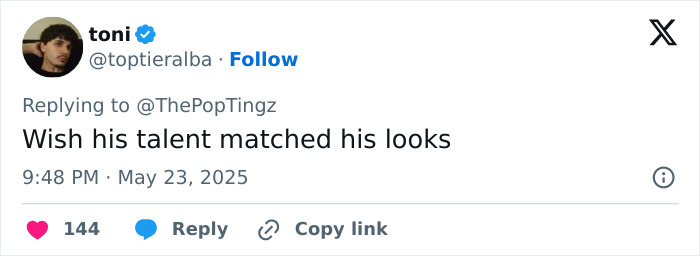 User comment on social media post about Bad Bunny&rsquo;s extremely revealing underwear selfie making fans go wild.