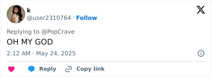 Social media user reacting with excitement to Bad Bunny&rsquo;s extremely revealing underwear selfie going viral.