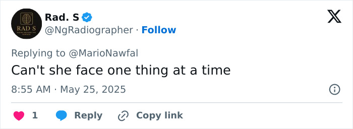 Screenshot of a tweet replying to Mario Nawfal, discussing Meghan Markle&rsquo;s Vogue cover diva demands and ended friendship with editor.