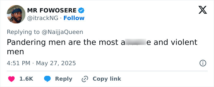 Screenshot of a tweet criticizing pandering men amid news of toddler found covered in blood after influencer incident.