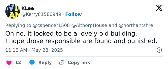 Princess Diana’s Iconic Althorp House Set On Fire In Arson Attack Princess Diana’s Iconic Althorp House Set On Fire In Arson Attack