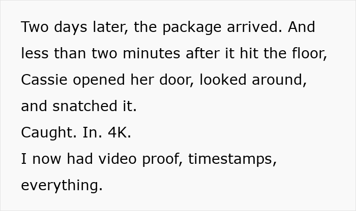 "Took The Bait": Woman Doles Out Incognito Karma On Neighbor Who Constantly Stole Her Packages