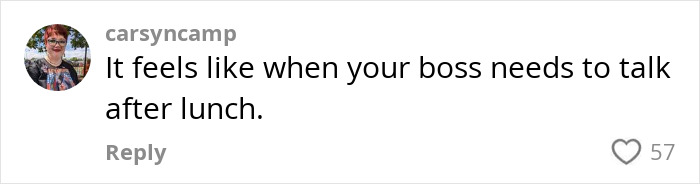 Comment on social media by carsyncamp expressing unease, related to the pope's menacing message going viral.