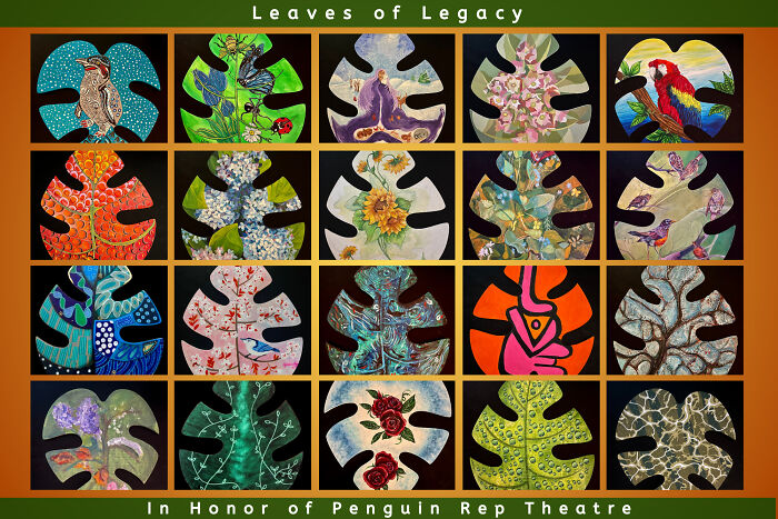 Leaves Of Legacy: Artists Unite For Penguin Rep Theatre By Painting Leaves