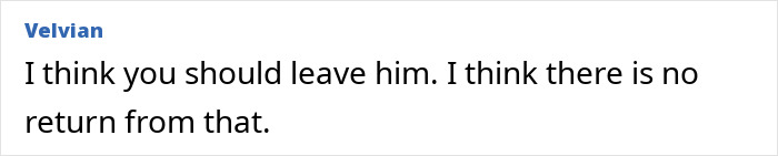 Comment text on a white background expressing an opinion about a family conflict involving a sick father and hospital visit. Comment text on a white background expressing an opinion about a family conflict involving a sick father and hospital visit.