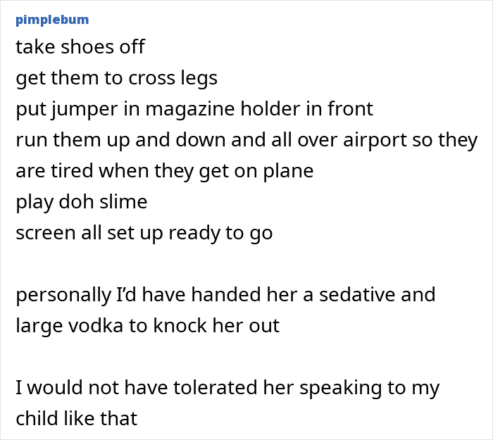 Alt text: Mom defends toddler mid-flight as angry passenger reacts to child's fidgeting during airplane journey. Alt text: Mom defends toddler mid-flight as angry passenger reacts to child's fidgeting during airplane journey.