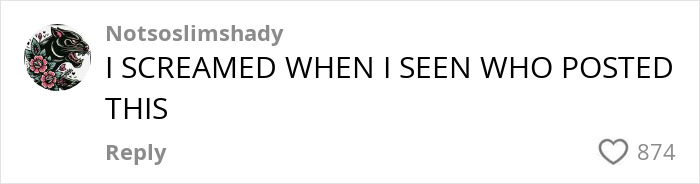 Screenshot of a social media comment reacting to Miley Cyrus' sister Noah's revealing look and Hannah Montana post.