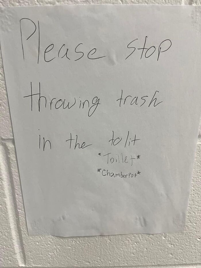 Handwritten note correcting a mistake and shaming overconfident know-it-alls for incorrect corrections in a group setting.