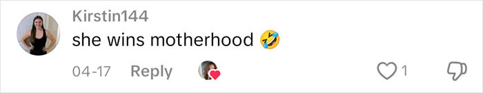 Screenshot of a social media comment praising a mom&rsquo;s petty revenge as she makes her family pack for themselves.