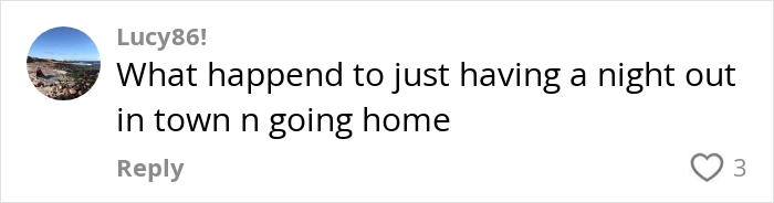 User Lucy86! commenting online questioning if paying for hen parties has become excessive in a social media debate.