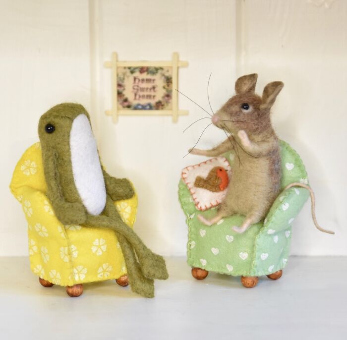 I Designed A Frog Doll Sewing Pattern From Felt Fabric And Made Him Lots Of Cute Outfits To Wear!