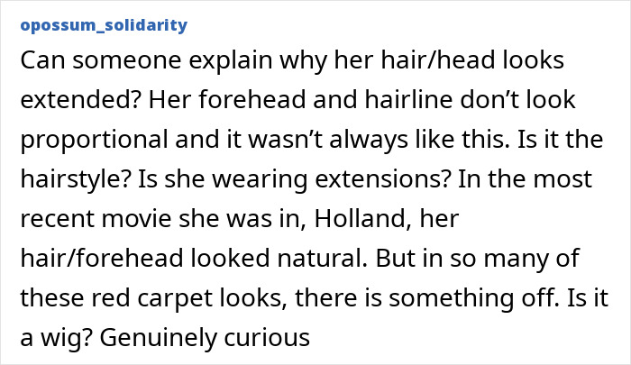 Nicole Kidman on the Cannes red carpet with a wig mishap revealing the hair topper during the event.