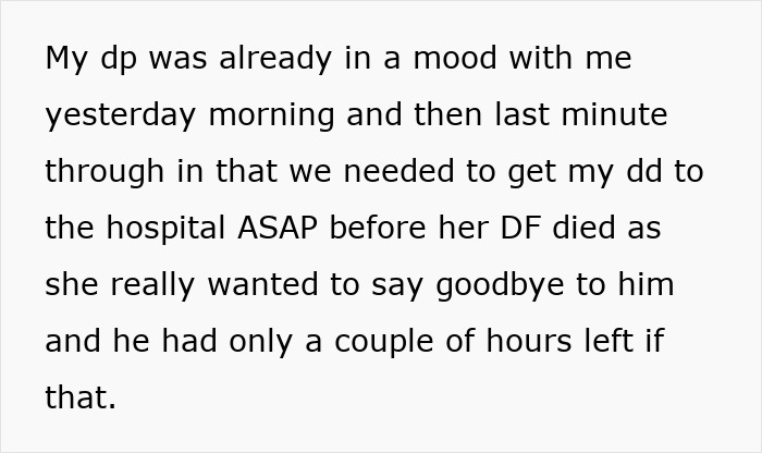 Teen desperate to say goodbye to sick father faces conflict with mom’s partner over hospital drive urgency. Teen desperate to say goodbye to sick father faces conflict with mom’s partner over hospital drive urgency.