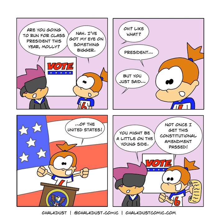 Comic strip by a teacher humorously depicting the challenges and ambitions during a school day experience.