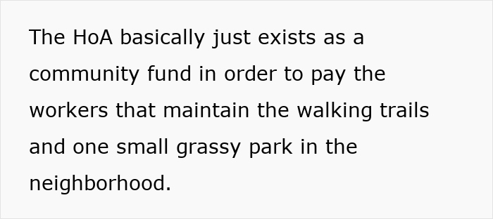Text about HOA as a community fund for workers maintaining walking trails and grassy park in the neighborhood. Text about HOA as a community fund for workers maintaining walking trails and grassy park in the neighborhood.