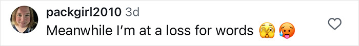 Comment on social media expressing being at a loss for words about Robert Irving underwear shoot reaction. Comment on social media expressing being at a loss for words about Robert Irving underwear shoot reaction.